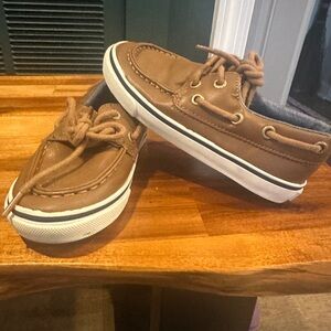 Brown Kids Boat Shoes